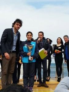 Sindaco Cinque alla premiazione