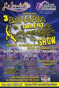 Locandina 3° Baharia Talent Show
